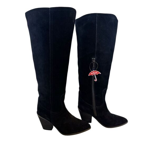 Blondo Shoes - Blondo Women's Waterproof Knee High Western Boots Black Size 7.5